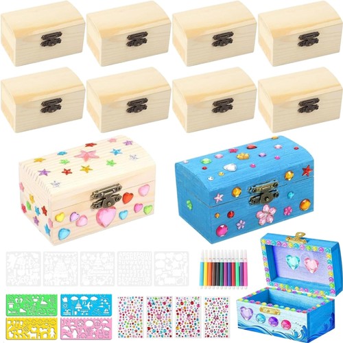 Mini schatztruhe holz set - mini,