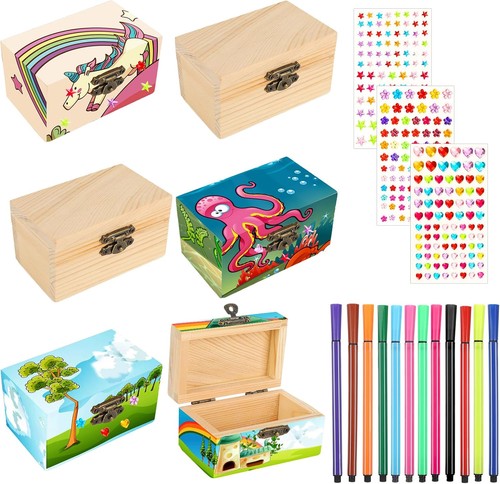 Stück mini schatzkiste holz - mini,