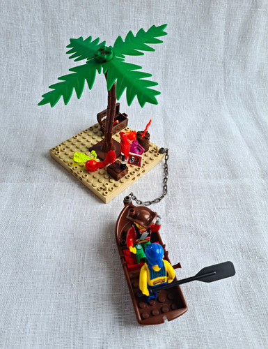 Lego piraten insel mit - mit, palme